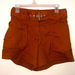 Derek Lam 10 Crosby Shorts, size 4, burnt orange.
